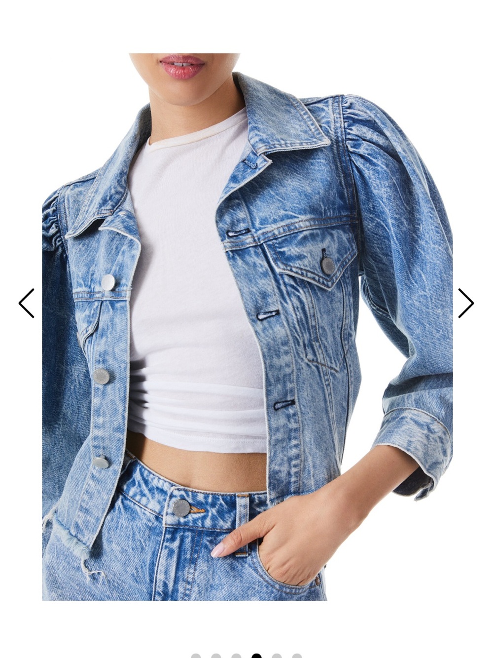 Alice + Olivia lana Denim Jean Jacket